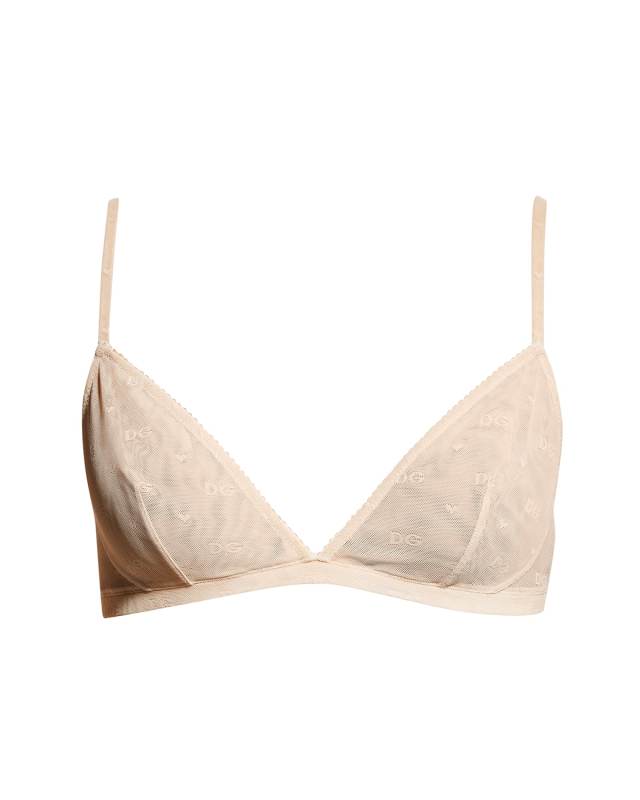 Tulle Jacquard Triangle Bralette